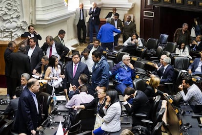 Una de las sesiones de la Asamblea Nacional, el pasado 5 de diciembre. 