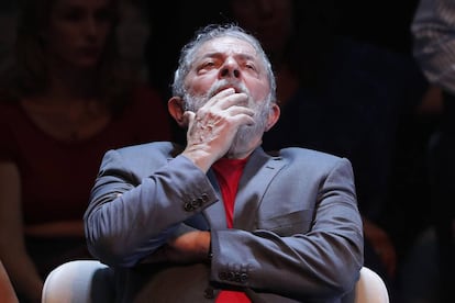 Luiz Inácio Lula da Silva at a recent even in Río de Janeiro.