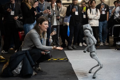 El robot viral de Unitree en el Mobile World Congress de Barcelona de este año.