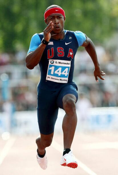El atleta estadounidense Mike Rodgers.