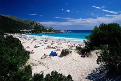 Cala Agulla se encuentra cerca de Capdepera, en la punta noreste de Mallorca.