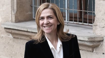 La infanta Cristina, ante los juzgados de Palma de Mallorca.