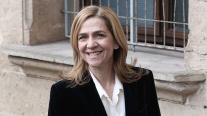 La infanta Cristina, ante los juzgados de Palma de Mallorca.