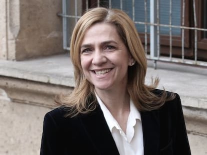 La infanta Cristina, ante los juzgados de Palma de Mallorca.