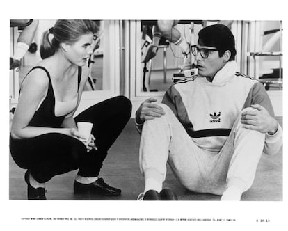 Mariel Hemingway y Christopher Reeve en una escena de 'Superman IV: En busca de la paz' (1987).