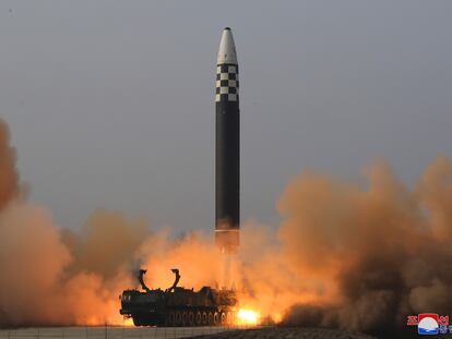 Misil Hwasong-17 Corea del Norte