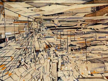 'Égypte' (1972), litografía de Helena Vieira da Silva.
