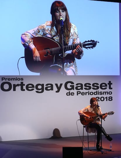 Actuación de la cantante Rozalén.