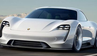 El Porsche Mission E es la principal apuesta de la firma germana en el coche eléctrico