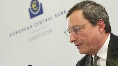 Mario Draghi, presidente del BCE, en una imagen de principios de octubre