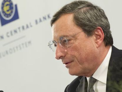 Mario Draghi, presidente del BCE, en una imagen de principios de octubre