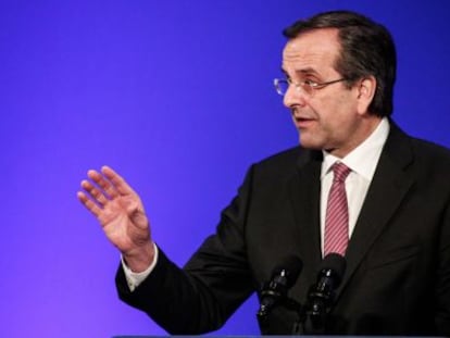 El primer ministro griego, Antonis Samaras