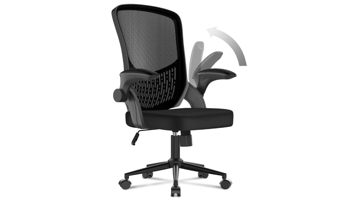 Silla de oficina con triple protección lumbar.