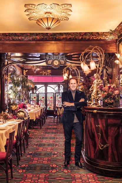 El empresario Laurent de Gourcuff, de Paris Society, que ahora gestiona el restaurante. Imagen proporcionada por el establecimiento.