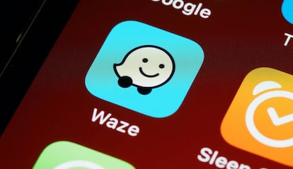 El icono de la app Waze