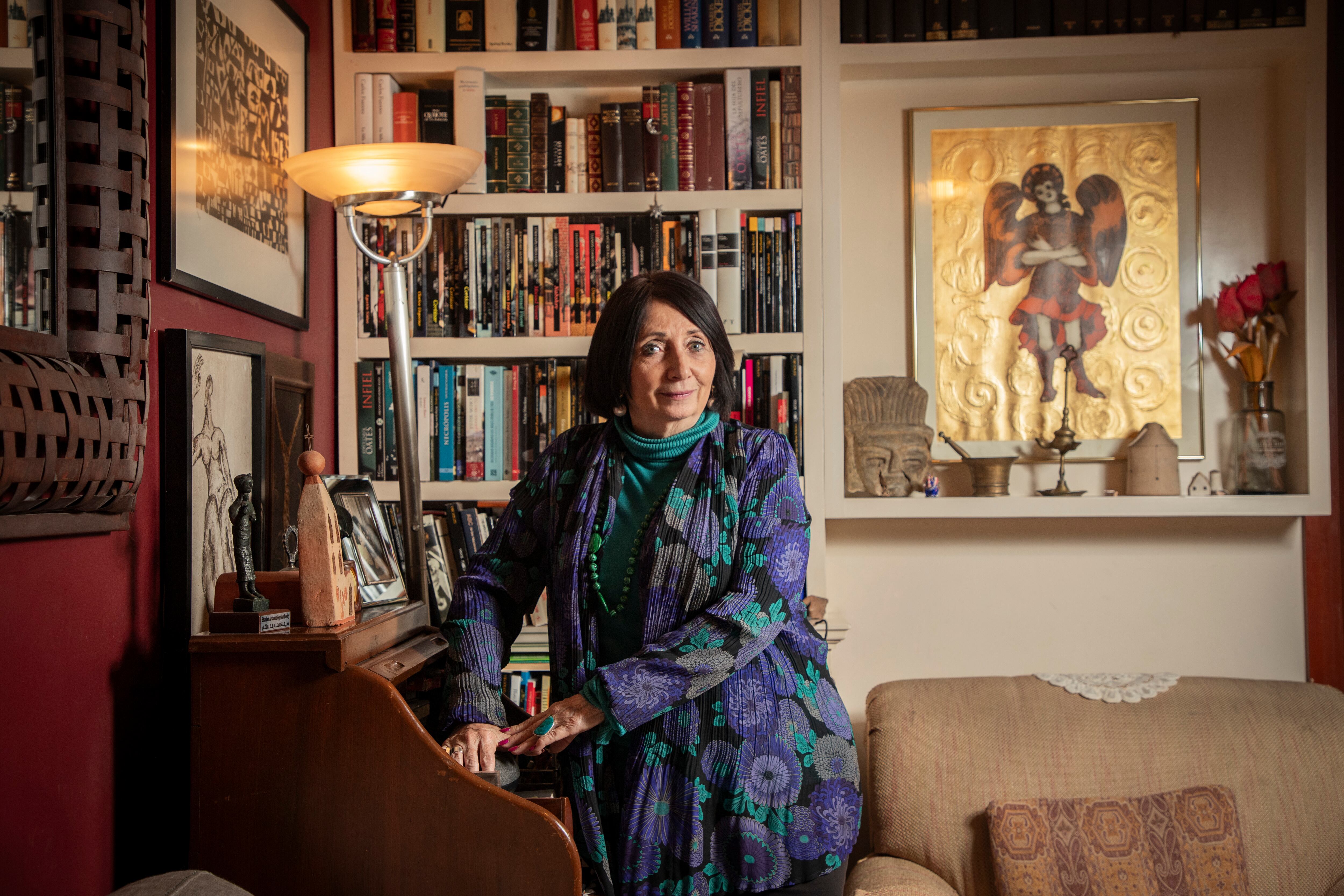 Marisol Schulz en su casa en Ciudad de México, el 12 de noviembre del 2025.
