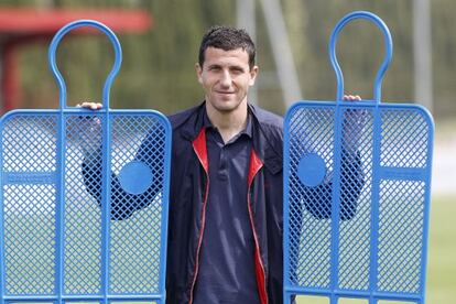 Javi Gracia, en la ciudad deportiva de Tajonar