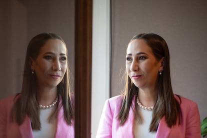 Noemí Luna Ayala en la Cámara de Diputados, el 13 de diciembre en Ciudad de México.