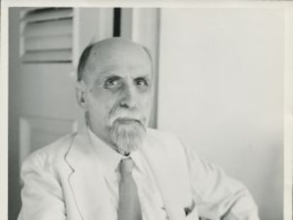 Juan Ramón Jiménez, en 1951.