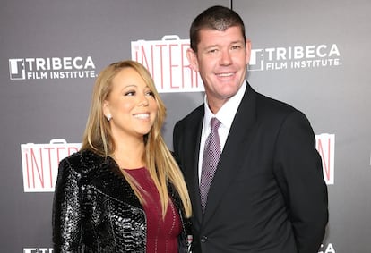 Mariah Carey y James Packer en Nueva York en septiembre del año pasado.