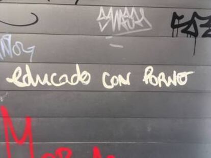 Una pintada vista en Sevilla.