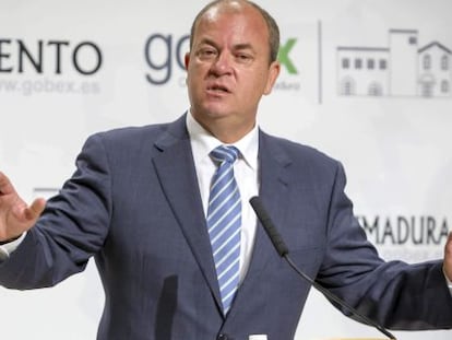 José Antonio Monago, presidente de Extremadura, en noviembre de 2013.