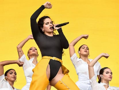 Rosalía en el Austin City Limits Festival este octubre.