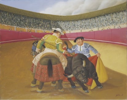 'La pica', 1987. (Óleo sobre tela)