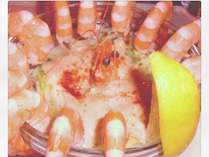 Comida viejuna: el cóctel de gambas