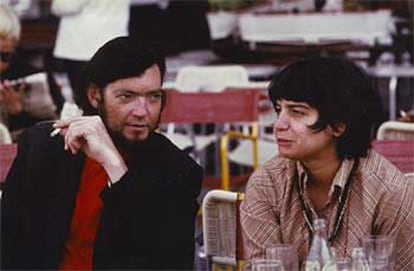 Julio Cortázar e Isel Rivero en Venecia, en 1971.