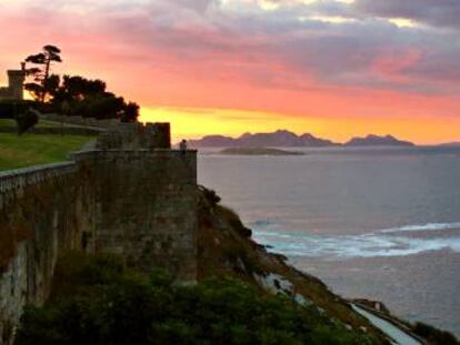 Islas Cies desde Bayona.