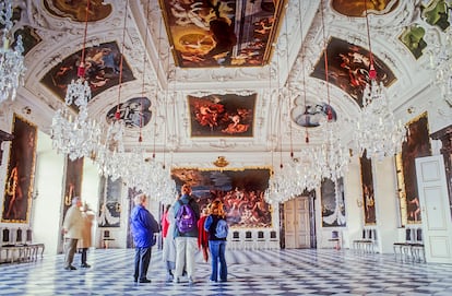 Una de las estancias del palacio de Eggenberg, en Graz (Austria).