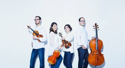 El Cosmos Quartet, una de las jóvenes formaciones del Festival de Vilabertran de este año.