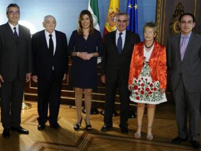 Alonso, Clouzar, Álvarez, Díaz, Merry del Val, Víboras y De Lara.