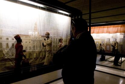 Un aspecto de la exposición de títeres en el Museo de Cádiz.