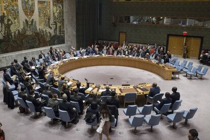 El Consejo de Seguridad de la ONU, reunido el viernes 23 de diciembre en Nueva York.
