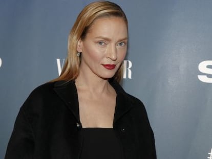 Uma Thurman, en la presentación de la serie "The Slap".