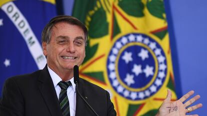 El presidente de Brasil, Jair Bolsonaro, en una imagen del pasado 9 de febrero.
