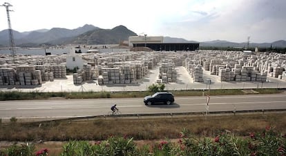 Producci&oacute;n acumulada en una industria azulejera de Castell&oacute;n. 