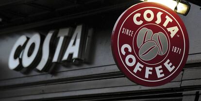 Una cafetería de Costa Coffee