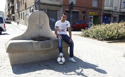 Xavi, en su plaza de siempre.