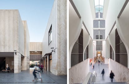 El centro comercial Beirut Souks, de Rafael Moneo, ha sufrido daños en toda la carpintería de vidrio. |