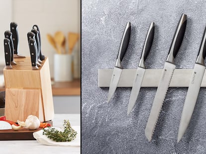 ¿Cómo organizar los cuchillos de cocina? Presentamos diez sugerencias de producto.