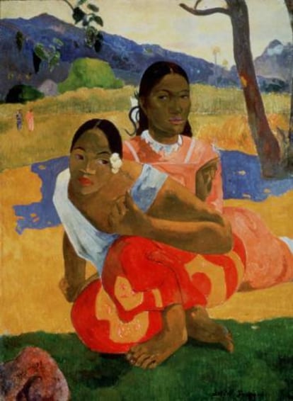 &#039;&iquest;Cu&aacute;ndo te casas?&#039;, pintado en 1892 por Paul Gauguin.