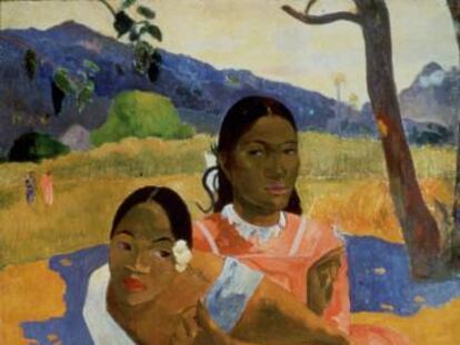 &#039;&iquest;Cu&aacute;ndo te casas?&#039;, pintado en 1892 por Paul Gauguin.