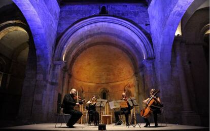 Concierto de The Avanti Quartet en el Hay Festival Segovia de 2012. 