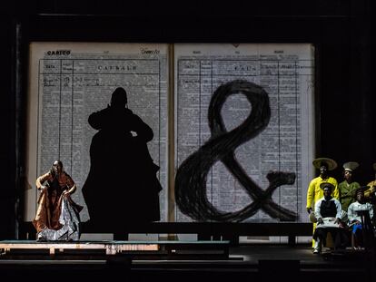 Un instante de la segunda parte de la ópera 'Sibyl', de William Kentridge.