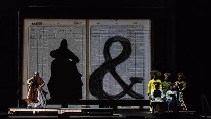 Un instante de la segunda parte de la ópera 'Sibyl', de William Kentridge.