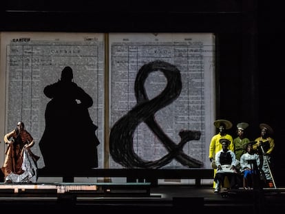 Un instante de la segunda parte de la ópera 'Sibyl', de William Kentridge.