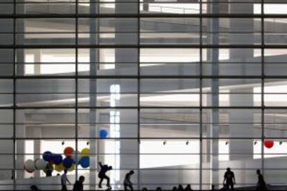 Fachada del MACBA, en Barcelona.